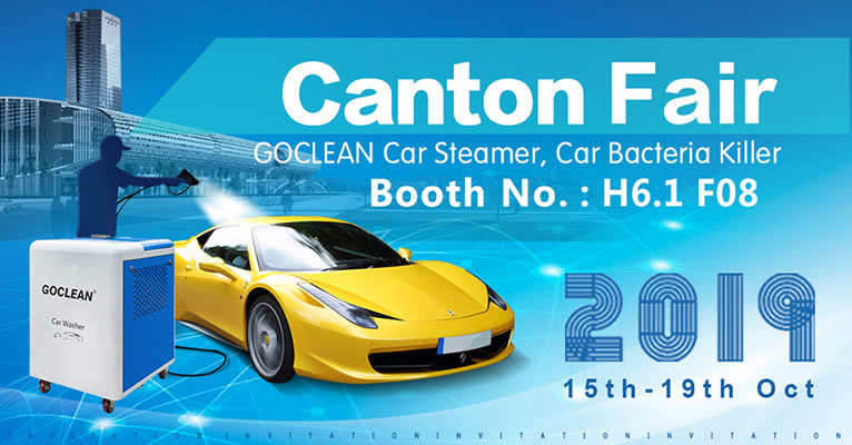 Conoce al vapor de coches GOCLEAN en la 126a Feria de Cantón