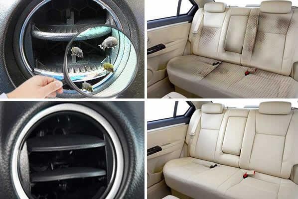 Limpiar los interiores del coche